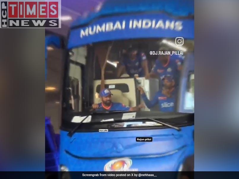 Watch: Rohit Sharma Turns Bus Driver For Mumbai Indians Team, Video Viral