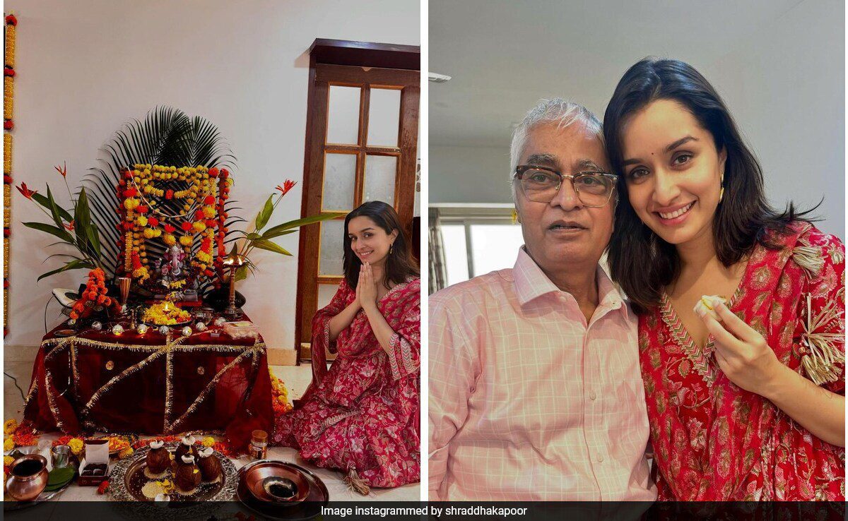 Ganesh Chaturthi 2024: Shraddha Kapoor's Festivities Include Fam-Jam, Modaks And More 