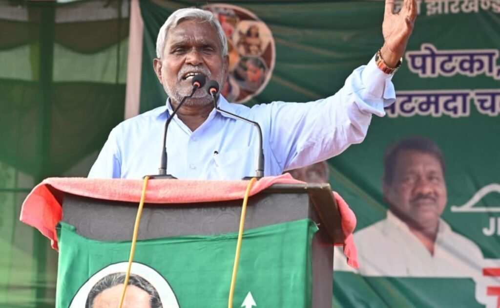 Ex Jharkhand Chief Minister Champai Soren Promises 2.87 Lakh Jobs