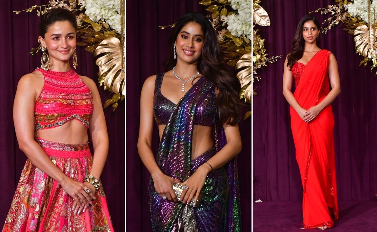 Alia Bhatt, Janhvi Kapoor, Suhana Khan And Others At Manish Malhotra