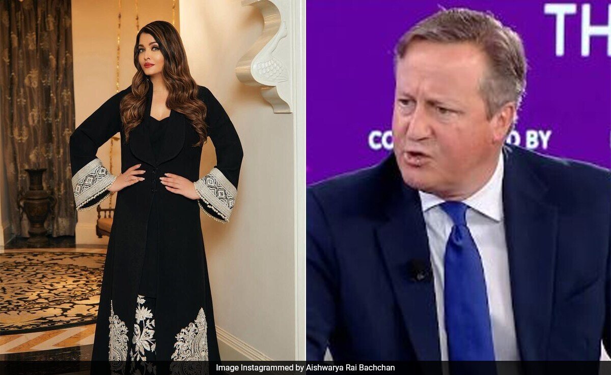 NDTV World Summit: Ex-UK Prime Minister David Cameron Became A Fan of Aishwarya Rai Bachchan After Watching This Blockbuster