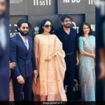 Ahead Of Wedding, Sobhita Dhulipala Joins Nagarjuna, Naga Chaitanya At International Film Festival of India. See Pics