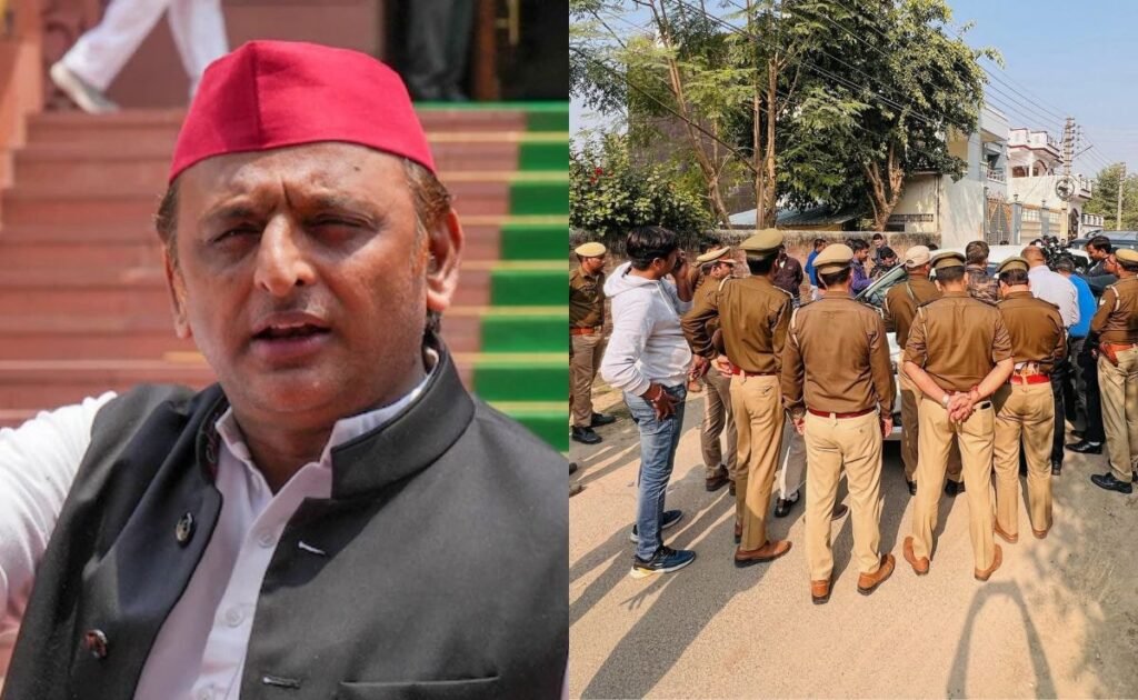 Samajwadi Team Stopped From Visiting UP