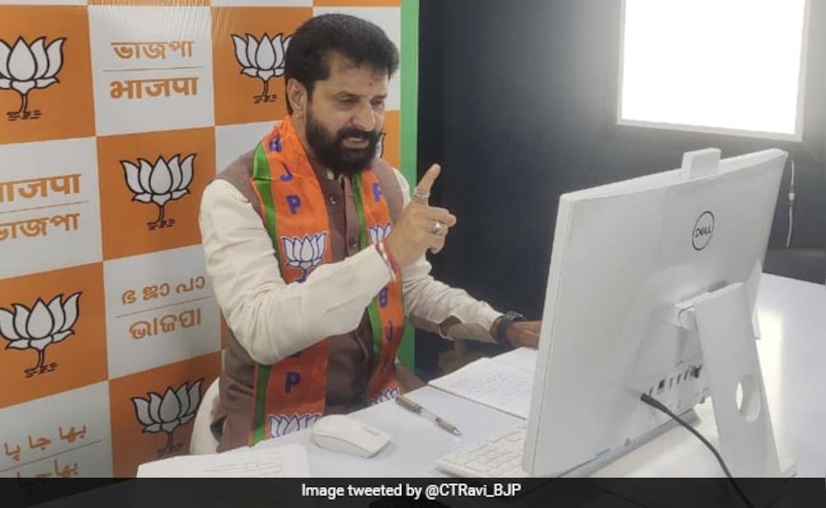 BJP Leader CT Ravi Arrested For Making Derogatory Remarks Against Woman Minister